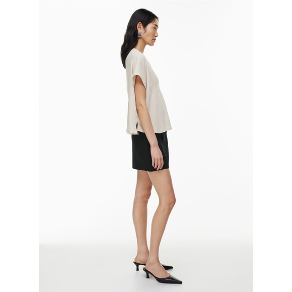 Babaton Pictorial Blouse, size small in matte pearl - Picture 3 of 6